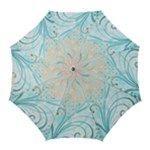 Pink Blue Pattern Golf Umbrella