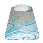 Pink Blue Pattern Fitted Sheet (Single Size)