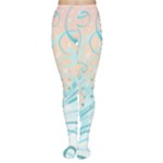 Pink Blue Pattern Tights