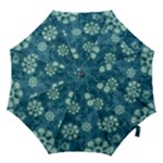 Snow Flake Art Hook Handle Umbrella (Medium)