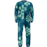 Snow Flake Art OnePiece Jumpsuit (Men)