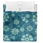 Snow Flake Art Duvet Cover Double Side (Queen Size)