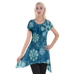 Short Sleeve Side Drop Tunic 