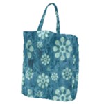 Snow Flake Art Giant Grocery Tote