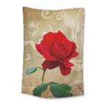 Red Rose Art Small Tapestry