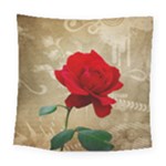 Red Rose Art Square Tapestry (Large)