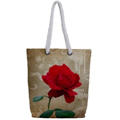 Full Print Rope Handle Tote (Small) 