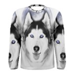 Wolf Moon Mountains Men s Long Sleeve Tee