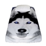 Wolf Moon Mountains Fitted Sheet (Single Size)