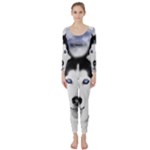 Wolf Moon Mountains Long Sleeve Catsuit