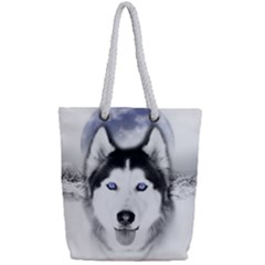 Full Print Rope Handle Tote (Small) 