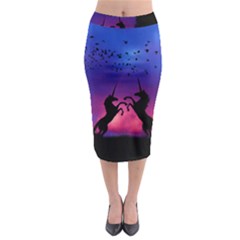 Midi Pencil Skirt 