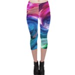 Water Paint Capri Leggings 