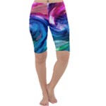 Water Paint Cropped Leggings 