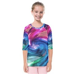 Kids  Quarter Sleeve Raglan T-Shirt 