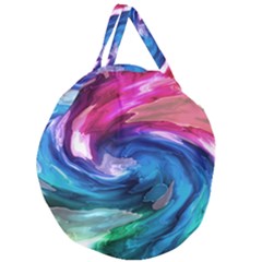 Giant Round Zipper Tote 