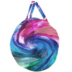 Giant Round Zipper Tote 