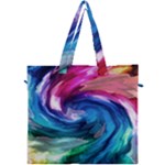 Water Paint Canvas Travel Bag