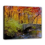 Stone Country Bridge Deluxe Canvas 24  x 20  (Stretched)