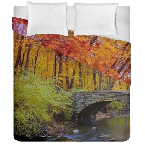 Stone Country Bridge Duvet Cover Double Side (California King Size) from ArtsNow.com