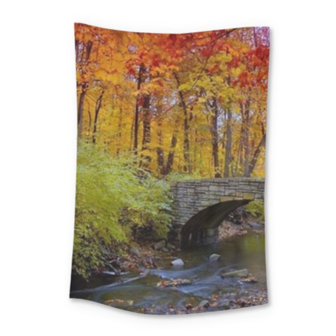 Stone Country Bridge Small Tapestry from ArtsNow.com