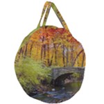 Stone Country Bridge Giant Round Zipper Tote