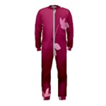 Pink Flower Art OnePiece Jumpsuit (Kids)