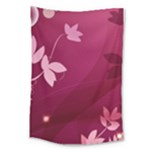 Pink Flower Art Large Tapestry