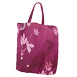 Pink Flower Art Giant Grocery Tote