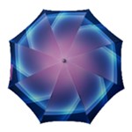 Purple Blue Wave Golf Umbrella