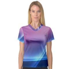 V-Neck Sport Mesh T-Shirt 