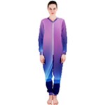 Purple Blue Wave OnePiece Jumpsuit (Ladies)