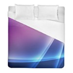 Purple Blue Wave Duvet Cover (Full/ Double Size)