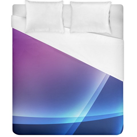 Purple Blue Wave Duvet Cover (California King Size) from ArtsNow.com