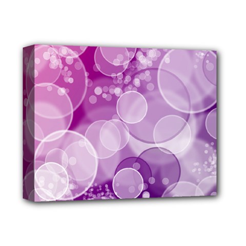 Purple Bubble Art Deluxe Canvas 14  x 11  (Stretched) from ArtsNow.com