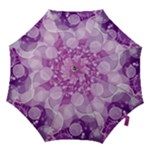 Purple Bubble Art Hook Handle Umbrella (Large)