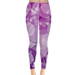 Purple Bubble Art Leggings 