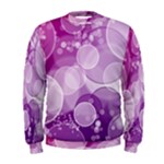 Purple Bubble Art Men s Sweatshirt