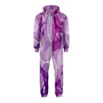 Purple Bubble Art Hooded Jumpsuit (Kids)