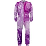 Purple Bubble Art OnePiece Jumpsuit (Men)