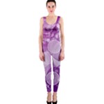 Purple Bubble Art One Piece Catsuit