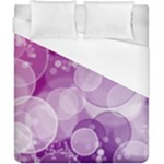 Purple Bubble Art Duvet Cover (California King Size)