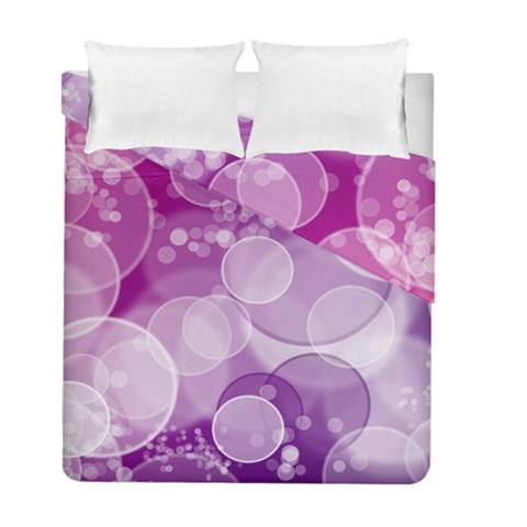 Purple Bubble Art Duvet Cover Double Side (Full/ Double Size) from ArtsNow.com