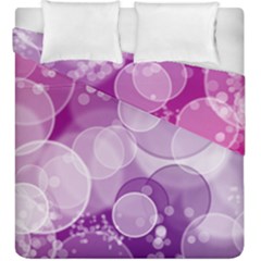 Purple Bubble Art Duvet Cover Double Side (King Size) from ArtsNow.com