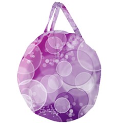 Giant Round Zipper Tote 