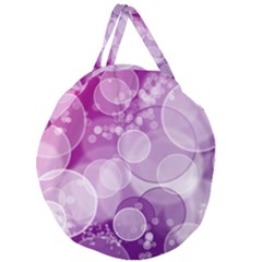 Giant Round Zipper Tote 