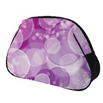 Purple Bubble Art Full Print Accessory Pouch (Small)