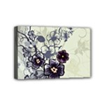 Purple Flower Art Mini Canvas 6  x 4  (Stretched)