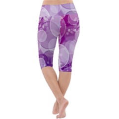 Lightweight Velour Cropped Yoga Leggings 