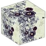 Purple Flower Art Storage Stool 12 